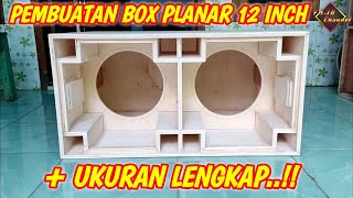 Download lagu CARA MEMBUAT BOX SPEAKER PLANAR 12 INCH   SKEMA UKURAN mp3
