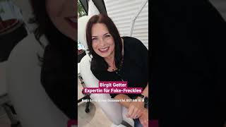 Fake-Freckles Expertin Birgit Getter