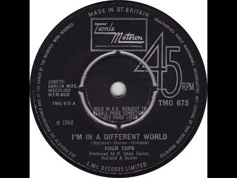 UK New Entry 1968 (235) Four Tops - I'm In A Different World