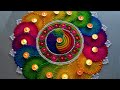 #1781 Satisfying video | Diwali rangoli designs | Navratri rangoli design | Sand art