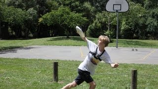 Frisbee Trick Shots - Hollis Park Edition | threesixty