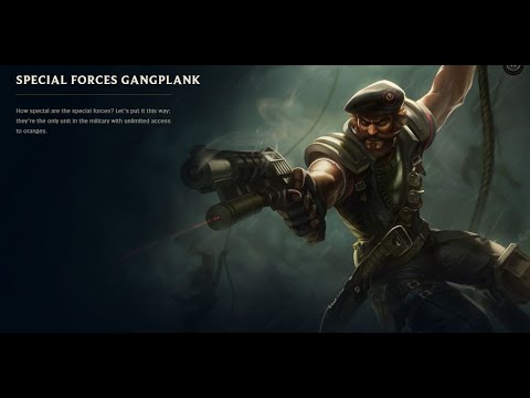 SPECIAL FORCES GANGPLANK SKIN SPOTLIGHT-08-20-2024