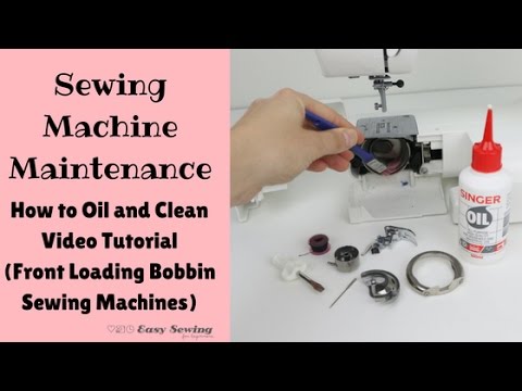 Sewing machine maintenance