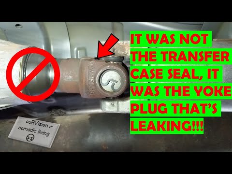 Drive Shaft Leaking Transmission Fluid// It was the slip yoke plug