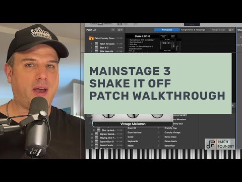 MainStage 3 Shake It Off Patch Walkthrough