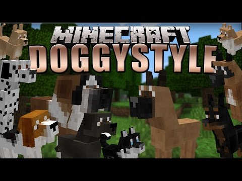 Мод на собак на Minecraft 1.7.10, 1.8 и 1.8.9 (DoggyStyle).