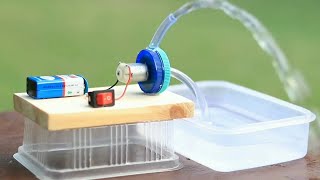 How to Make a Water Pump from Motor at Home  Aweso
