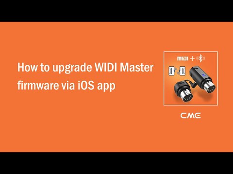 How to upgrade WIDI firmware via iOS WIDI App