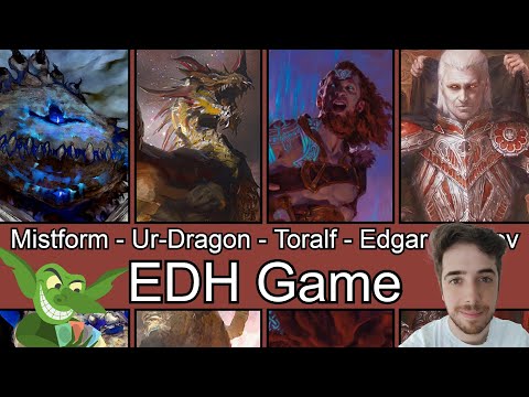 Mistform Ultimus vs Ur-Dragon vs Toralf vs Edgar Markov (ft Tomer from @MTGGoldfish Commander)