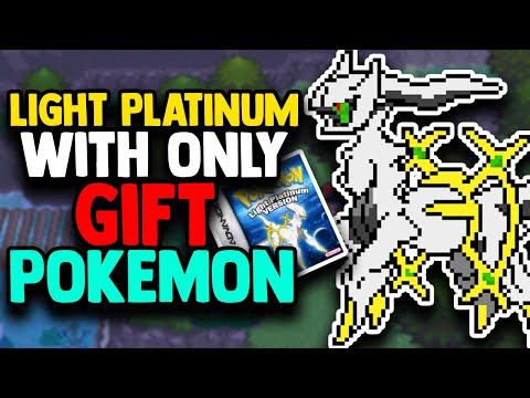 Can I Beat Pokemon LIGHT PLATINUM With ONLY GIFT POKEMON?! (No Items)