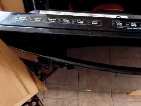 kenmore elite dishwasher diagnostics model 665.127