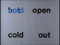 Sesame Street Match The Word COLD