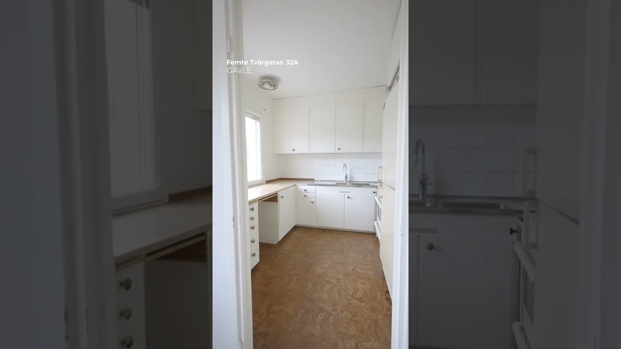 4 rum Lägenhet på Femte Tvärgatan 32A Gävle - Brynäs Gävle kommun - video