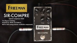 Friedman SIR-COMPRE - відео 1