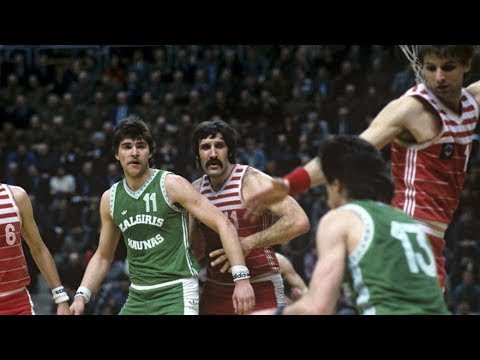 1985. Баскетбол. Чемпионат СССР. Суперфинал. 2 матч. "Жальгирис" Каунас - "ЦСКА" Москва - 77:75.