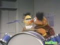 Sesame Street Bert Ernie Play Drums