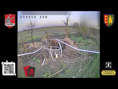 Peremozhne - 15.05.2025. FPV Drones Of The Ronins Unit Hitting RuAF Equipment In Dug-In Positions.