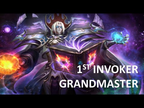 1st Invoker GRANDMASTER TIER!