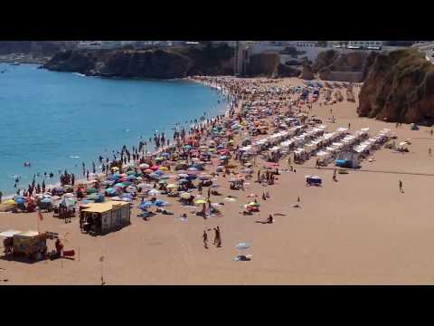 Albufeira beach Algarve Portugal Praia dos pescadores