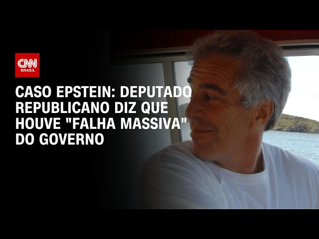 Epstein: Deputado republicano diz que houve "falha massiva" de Departamento de Justiça | LIVE CNN