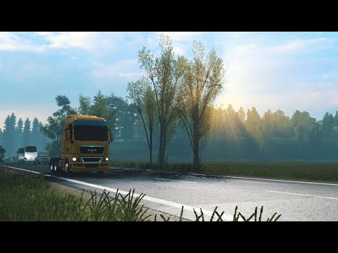 Euro truck simulator 2 Siauliai to Vilnius 20 min