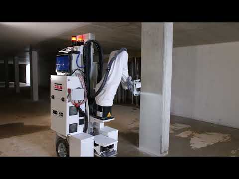 , title : 'Autonomous painting robot in a construction site'