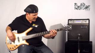 Video thumbnail for The RockBass Corvette Premium 4-String - with Andy Irvine by Framus & Warwick