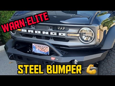 HOW TO INSTALL AFTERMARKET FRONT BUMPER ON YOUR FORD BRONCO *2022 BIG BEND BUILD*