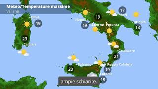 Previsioni meteo del weekend in Italia ☀️🌧️