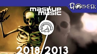 [MASHUP MUSIC] Spooky Scary Skeletons Remix 2013 VS 2018 (The LivingTombstone)
