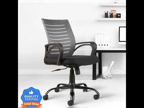 Mesh executive low back revolving chair, for office