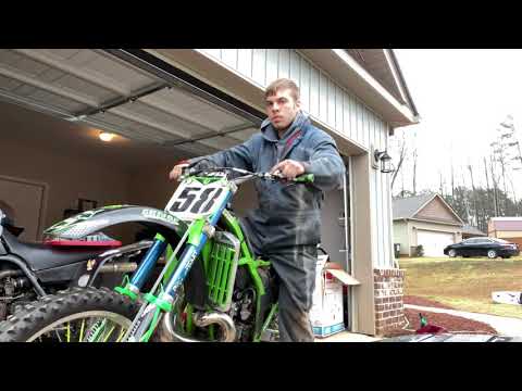 First start on full rebuild 1996 kx250