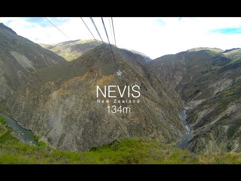 Nevis | 134m | Bungee Jump | New Zealand | GoPro