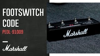 Video thumbnail for Marshall PEDL-91009 | Footswitch Code (Tutorial) by Prime Music Peru