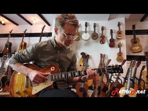 Gibson  Les Paul Standard Solid Body Electric Guitar (1959), ser. #9-1854, original brown hard shell case. image 24
