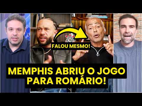 E AGORA? "Cara, o que o MEMPHIS FALOU ao ROMÁRIO SÓ MOSTRA que..." ENTREVISTA DEBATIDA | CORINTHIANS