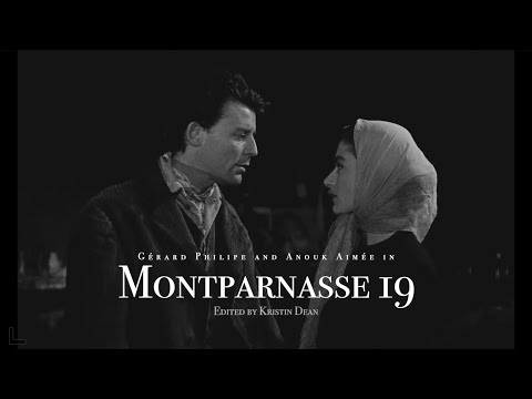 Gérard Philipe and Anouk Aimée - Montparnasse 19 | edited by Kristin Dean