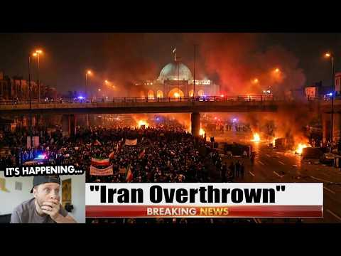 TEHRAN IN FLAMES... Ayatollah FLEES as Trump Tells Protesters "STRIKES IMMINENT"