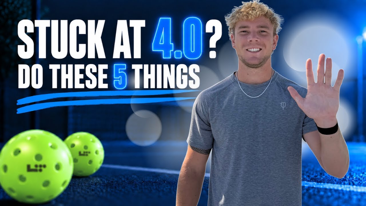 5 Drills a PPA Pro Would Give You to Break Through 4.0