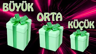 💓👍Büyük-Orta-Küçük🎁Hediye Seçme-Kutu Seçme✨Choose Your Gift --Big-Smal