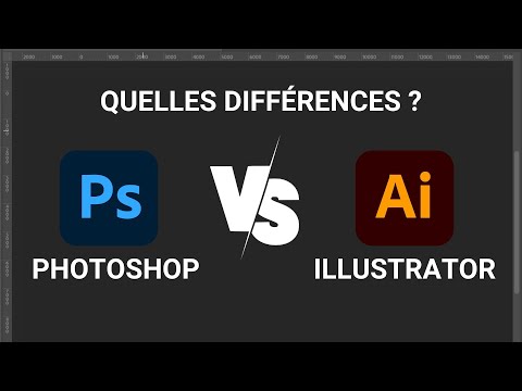 Quelles différences entre Photoshop & Illustrator ?