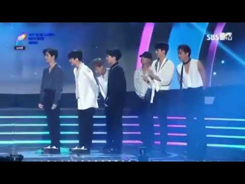 170920 EXO win Popularity Awards at Soribada Best KINH Music Awards