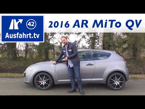 2016 Alfa Romeo MiTo QV - Fahrbericht der Probefahrt, Test, Review Ausfahrt.tv