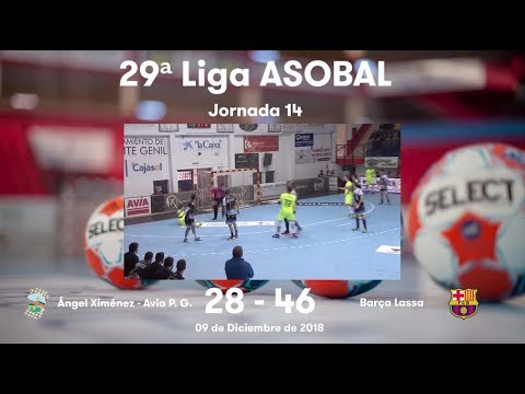 LIGA ASOBAL J14: Ángel Ximénez - Avia P. G. - Barça Lassa 28-46
