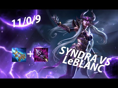 SYNDRA TANK GOD OP MID LANE CARRY - GAME PLAY