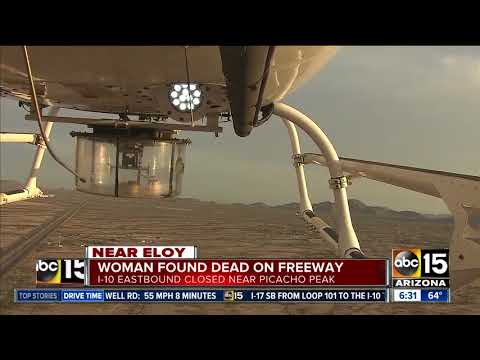 Woman found dead on Interstate 10 near Eloy