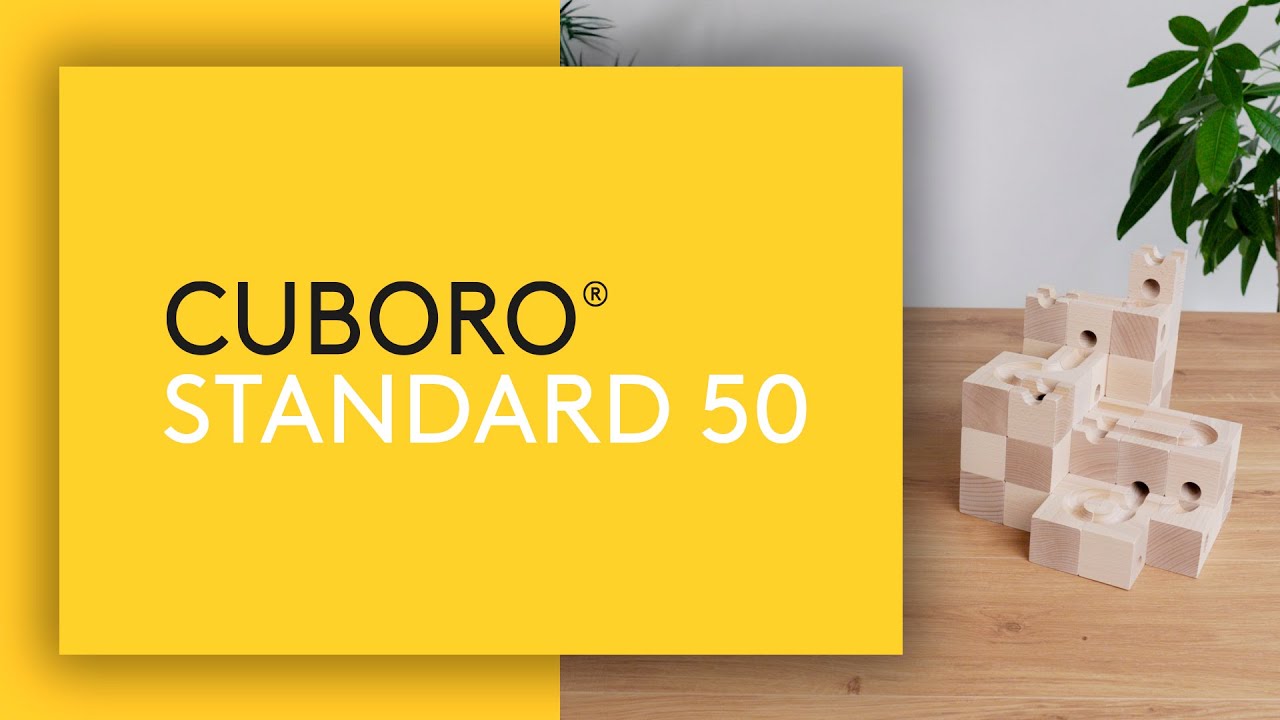 Cuboro Kugelbahn Standard 50 Das grosse Starter Set