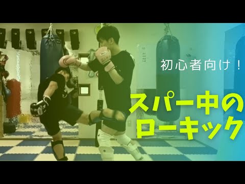 スパーリング中のローキックの使い方【初心者向け】