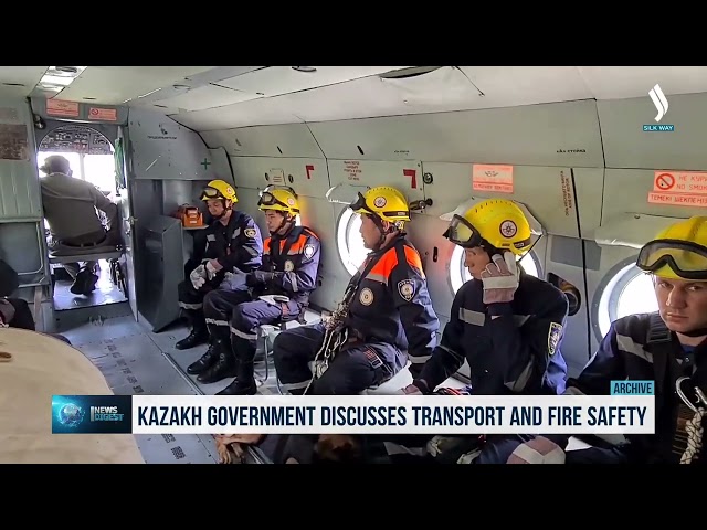 Kazakh government discusses transport and fire safety