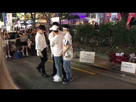 170618 Hongdae Busking - Exo The eve